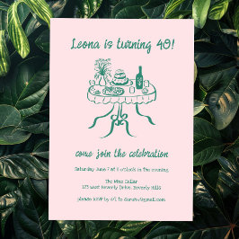 Invitación Espectacular fiesta de cumpleaños del Personalizad