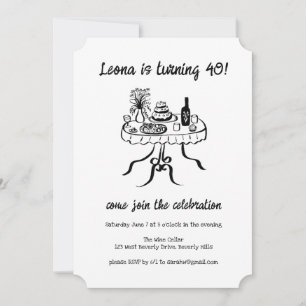 Invitación Espectacular fiesta de cumpleaños del Personalizad