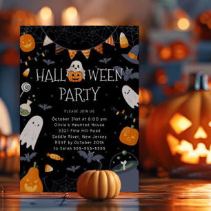 Invitación Espectacular fiesta de Halloween