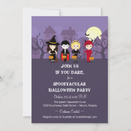 Invitación Espectacular fiesta de Halloween de la noche