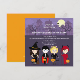 Invitación Espectacular fiesta de Halloween de la noche