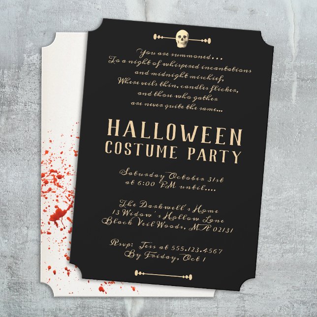 Invitación Espectacular fiesta de Halloween para adultos (Subido por el creador)