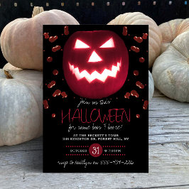 Invitación Espectacular fiesta de la calabaza de Halloween