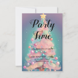 Invitación Espectacular fiesta navideña