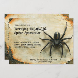 Invitación ¡Espectacular HALLOWEEN Spider!