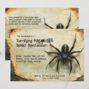 Invitación ¡Espectacular HALLOWEEN Spider!