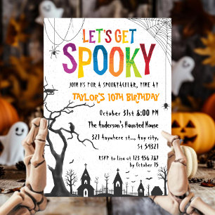 Invitación Espectacular jardín de infancia hauntado Halloween