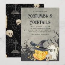 Espectaculares disfraces y fiesta de Halloween