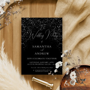 Invitación Espectáculo de boda de celebridad famosa negra