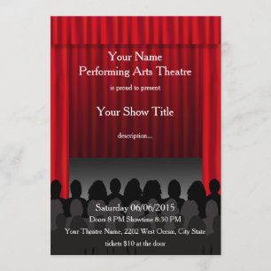 Invitación Espectáculo de teatro