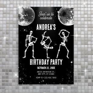 Invitación Espectáculo discográfico bailando Fiesta de cumple