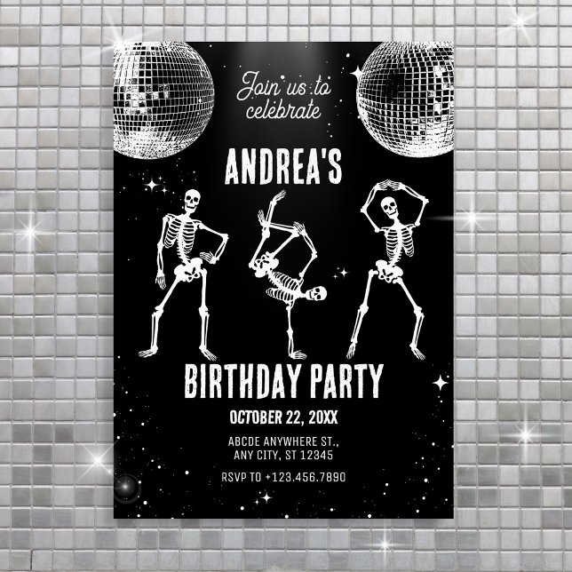 Invitación Espectáculo discográfico bailando Fiesta de cumple (Subido por el creador)
