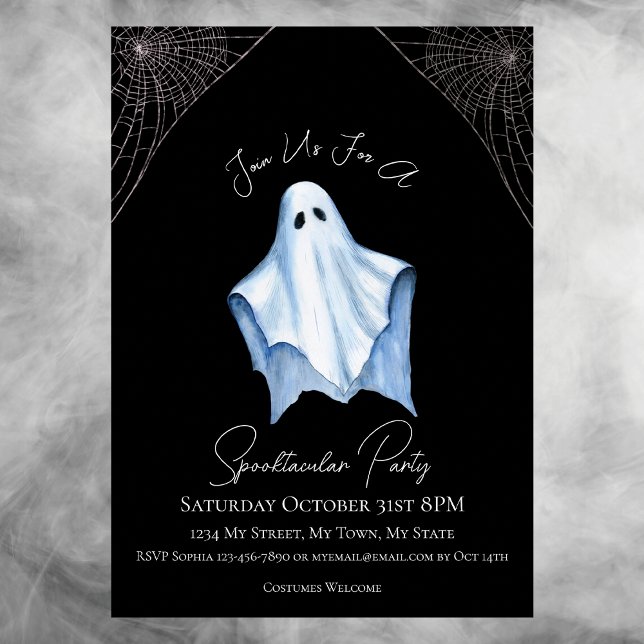 Invitación Espectáculo gótico de la fiesta de Halloween para  (Subido por el creador)