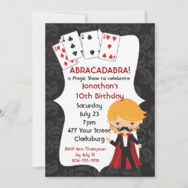 Invitación Espectáculo mágico