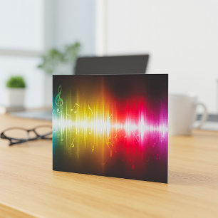 Invitación Espectro de Música Onda de Sonido Visualizador de