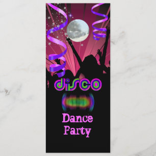 Invitación Espejo de Bola de Baile de Disco Fiesta 2