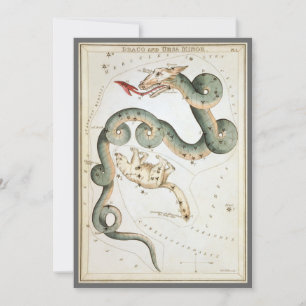 Invitación Espejo de Urania, Mapa Celeste de Astronomía Antig
