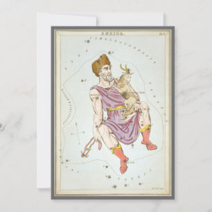 Invitación Espejo de Urania, Mapa Celeste de Astronomía Antig