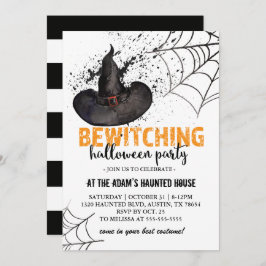 Invitación espeluznante a la fiesta de Halloween