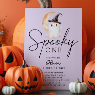 Invitación Espeluznante cumpleaños fantasma