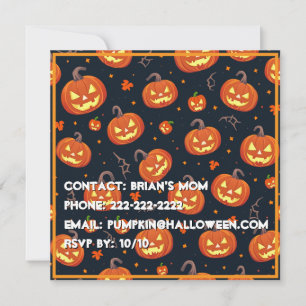 Invitación espeluznante de Halloween: ¡Únete a nos