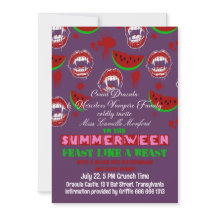 Invitación espeluznante de la fiesta de vampiros d