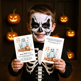 Invitación espeluznante de la fiesta fantasma