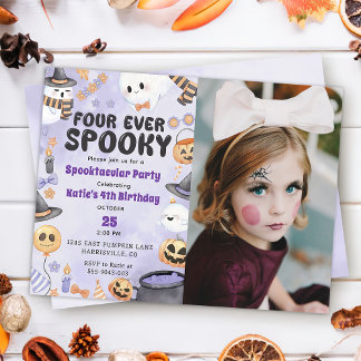 Invitación Espeluznante Fantasma De Halloween
