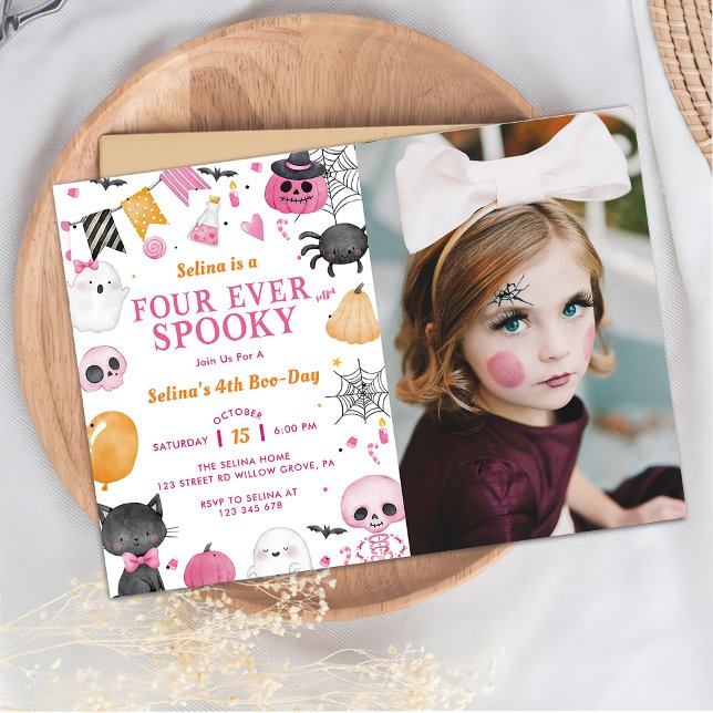 Invitación Espeluznante Fantasma De Halloween (Subido por el creador)