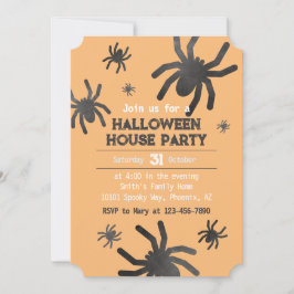 Invitación Espeluznante Feliz fiesta de Halloween