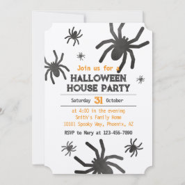 Invitación Espeluznante Feliz fiesta de Halloween