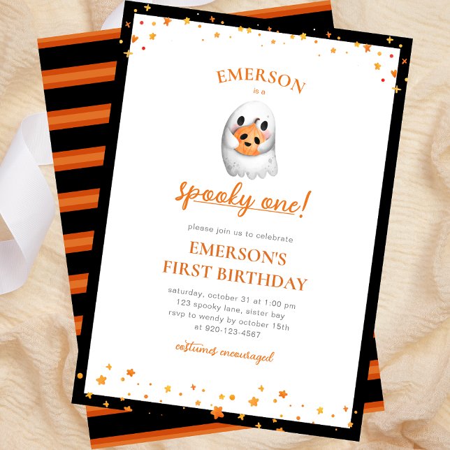 Invitación Espeluznante fiesta de cumpleaños de Halloween (Subido por el creador)