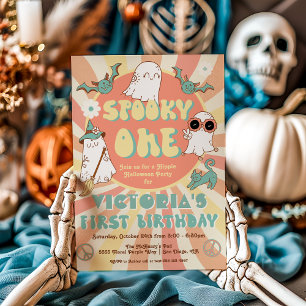 Invitación Espeluznante fiesta de cumpleaños de Halloween