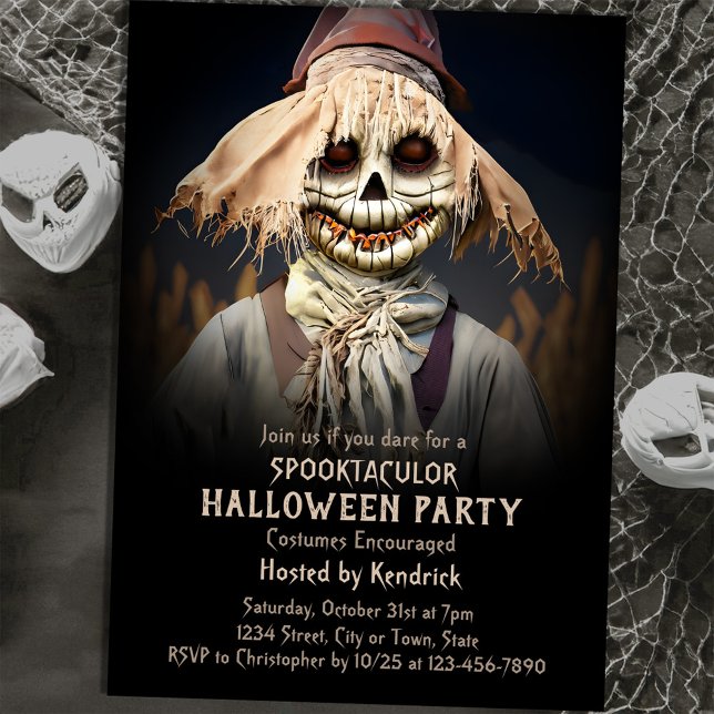 Invitación Espeluznante Fiesta de disfraces de Halloween (Subido por el creador)