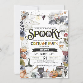 Invitación Espeluznante Fiesta de disfraces de Halloween