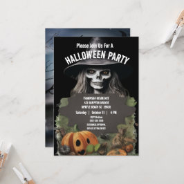 Invitación Espeluznante fiesta de Halloween