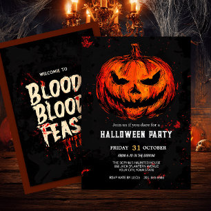 Invitación Espeluznante fiesta de Halloween