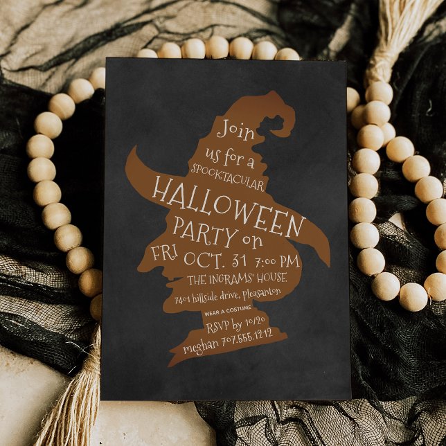 Invitación Espeluznante fiesta de Halloween (Subido por el creador)