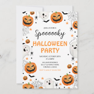 Invitación Espeluznante fiesta de Halloween
