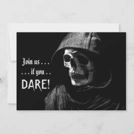 Invitación Espeluznante fiesta de Halloween con fotografía de
