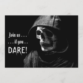 Invitación Espeluznante fiesta de Halloween con fotografía de