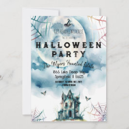 Invitación Espeluznante fiesta de Halloween para adultos list