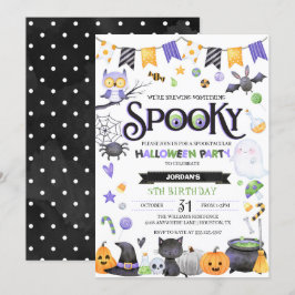 Invitación Espeluznante fiesta fantasma de Halloween