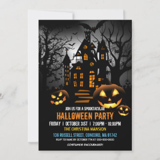Invitación Espeluznante Halloween