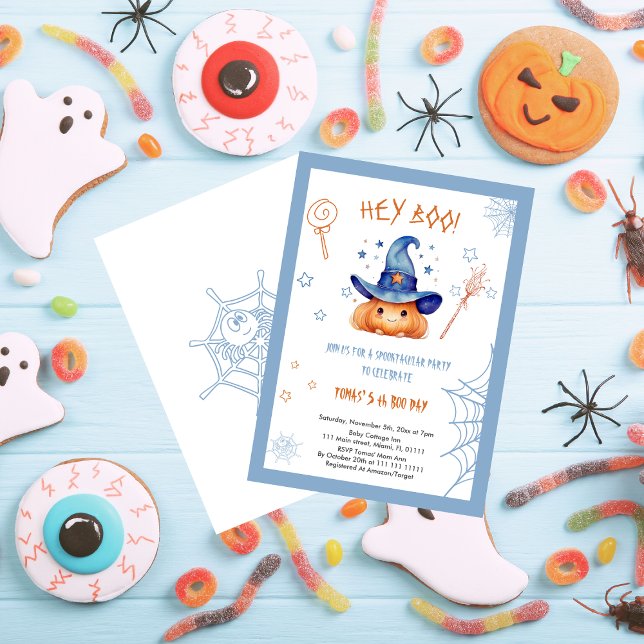 Invitación Espeluznante Halloween 5º cumpleaños (Subido por el creador)