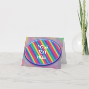 Invitación Espeluznante irlandés arcoiris en blanco
