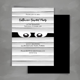 Invitación Espeluznante momia del partido Halloween