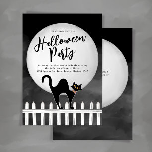 Invitación Espeluznante Personalizado de la fiesta de Hallowe