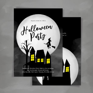 Invitación Espeluznante Personalizado del partido Halloween H