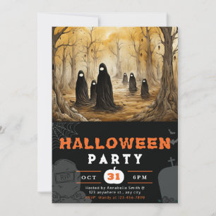 Invitación Espeluznantes selvas dan miedo a la gente Hallowee